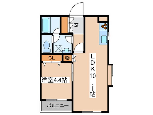 レジディア調布の物件間取画像